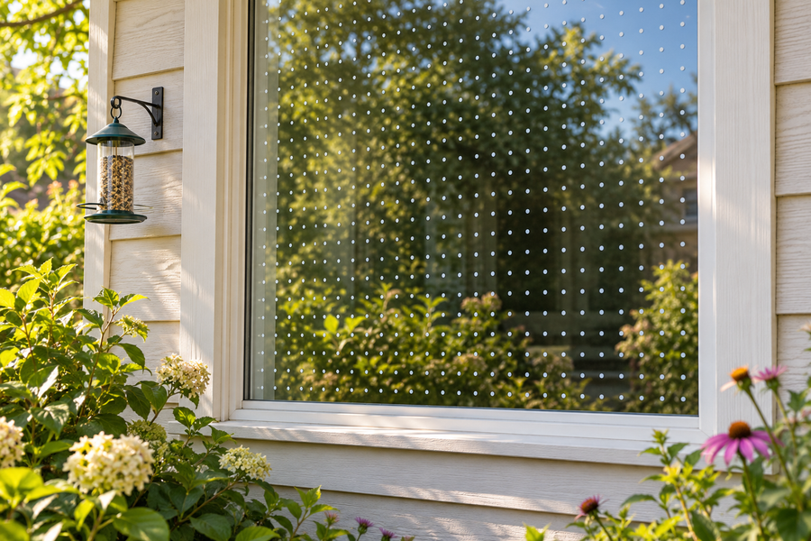 A Feeder-Side Window Check to Help Prevent Bird Collisions