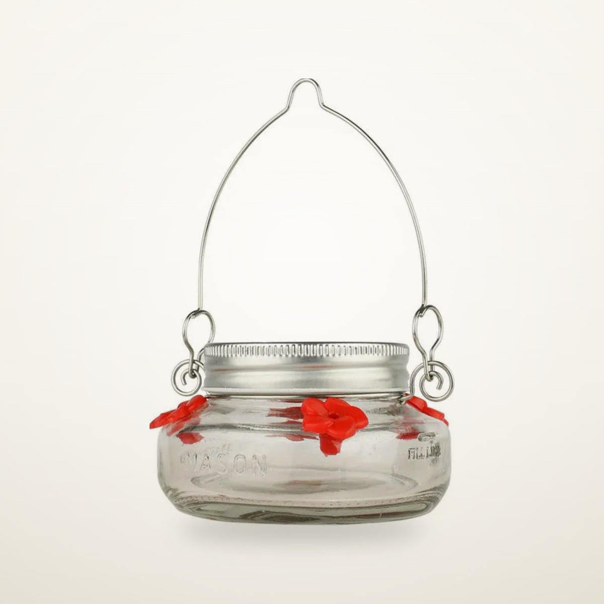 Mason Jar Hummingbird Feeder