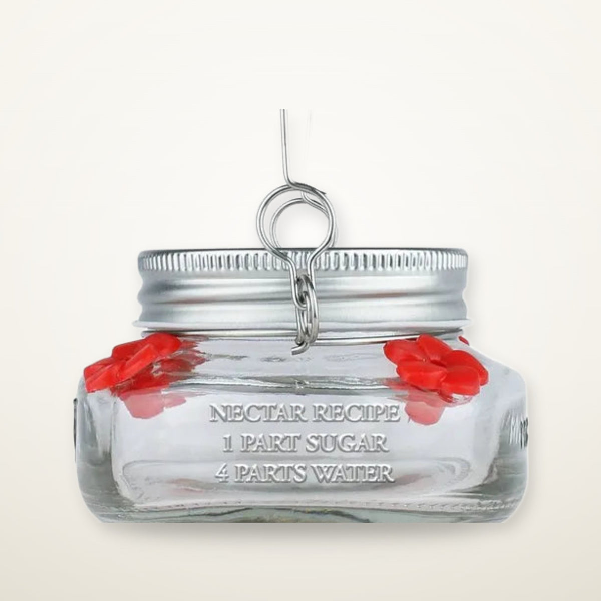 Mason Jar Hummingbird Feeder