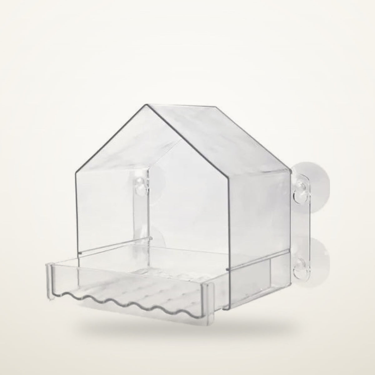 Window Seat clear acrylic window bird feeder with suction cups
